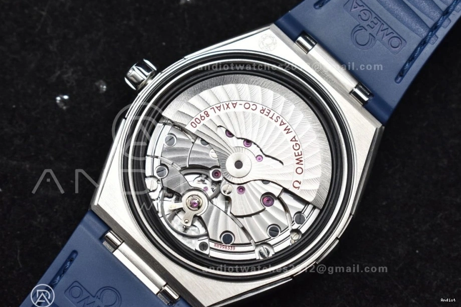 Best SS Edition VSF Dial Clone Strap A8900 on Blue Super Ceramic Gummy Blue Blue Constellation 1:1 0108